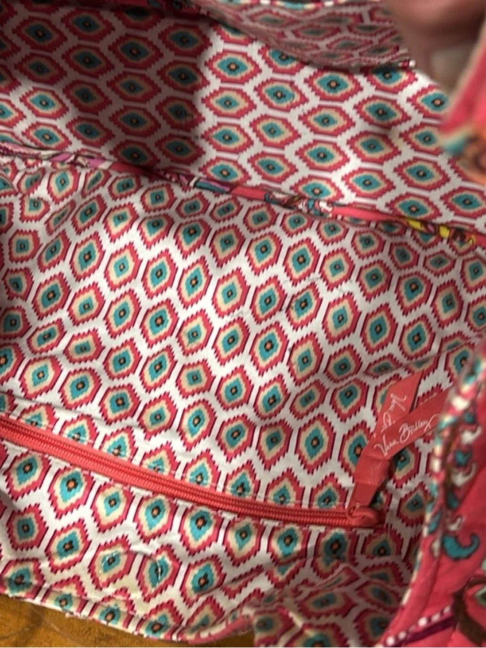 Vera Bradley Floral Quilted Shoulder Bag in “Call Me Coral”